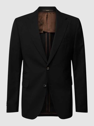 Windsor 2-Knopf-Sakko mit Reverskragen Modell Sono in Black, Größe 102