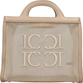 La Carrie Beige - Dames - Handtassen - Beige - ONE Size - Leer - Tassen