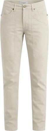 Jeckerson John Vijf-Pocket Broek - Heren - Slim Fit Broeken - Beige - W30 - Katoen - Broeken