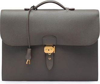 Herm&egrave;s Pre-owned Hermes Epsom Sac A Depeches 38 Briefcase Unisex QXQTKXQEFLN3K90N