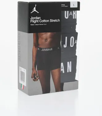 Nike AIR JORDAN Set of 3 Pairs of Solid Color Stretch Cotton Boxe size M