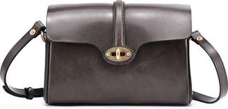 OLD TREND Laurel Genuine Leather Vintage Slim Crossbody in Grey at Nordstrom
