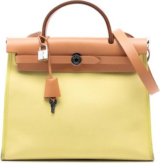 Herm&egrave;s Pre-owned Hermes Toile Herbag Zip 31 Ladies [P]