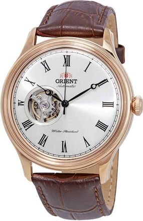 Orient Open Heart Automatic White Dial Mens Watch FAG00001S0