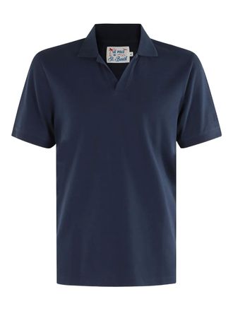 MC2 Saint Barth Linnen poloshirt - Blauw