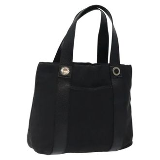 Bulgari Pre-owned borse a mano di tela - - Pre-owned - Donna - Nero - ONE SIZE