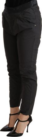 Cycle Mid Waist Slim Fit Skinny Cotton Womens Trouser
