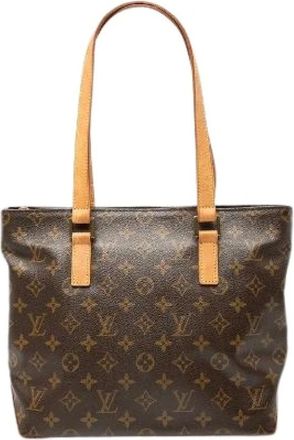 Louis Vuitton Pre-owned Tote Bags, female, Brown, Size: ONE SIZE Pre-owned Plastic Tote Bag