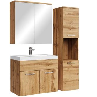 Badplaats Conjunto De Muebles De Ba&ntilde;o Montreal 60 Cm - Roble - Mueble De B