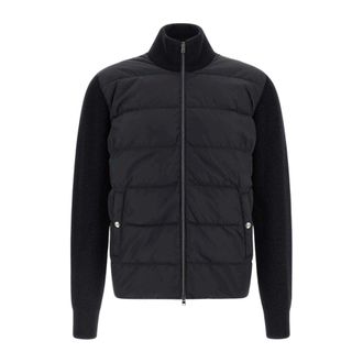 Herno Cardigan imbottito - - Knitwear - Uomo - Blu - L