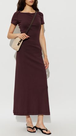 By Malene Birger Dress Irina, Womens, Burgundy