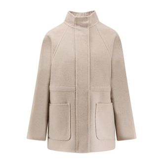 Fendi Dames, Jassen, Beige, Maat: S Wol