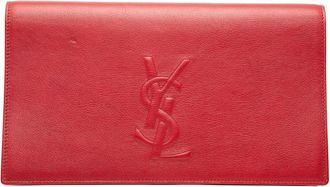 Saint Laurent Pre-owned Saint Laurent Large Leather Belle de Jour Clutch Ladies J93BASO9P2D1LU54