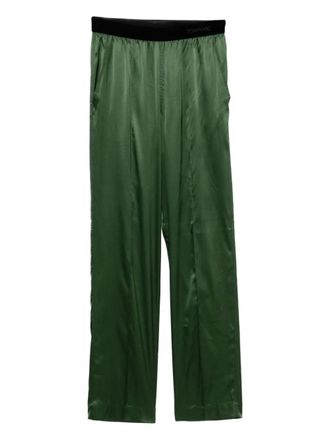 Tom Ford satin trousers - Green