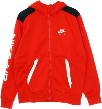 Nike Sportswear Zip Hoodie - Heren - Sportshirts - Rood - XL - Katoen - Fitness