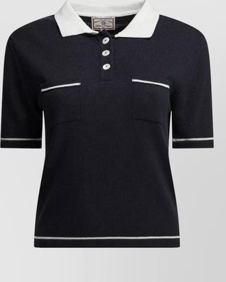 Ines De La Fressange cotton knitted top