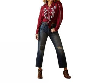 Ariat Tomboy Straight Jeans In Bora Bora