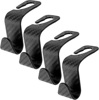 No Brand Gancho Para Reposacabezas De Asiento Trasero De Coche, Gancho Universal Para Reposacabezas De Asiento De Coche, Soporte Duradero Para Colgar Bolsos En