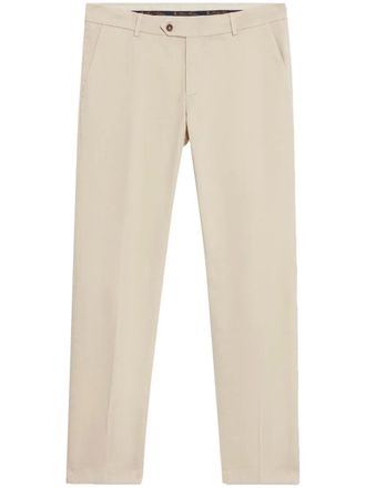 Brooks Brothers Skinny katoenen chino - Beige