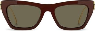Etro Occhiali da sole cat-eye - Marrone