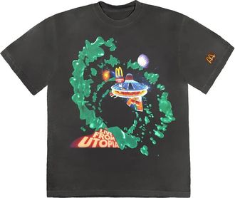 Travis Scott Fly-Thru T-shirt Washed Black CJMD-SS117