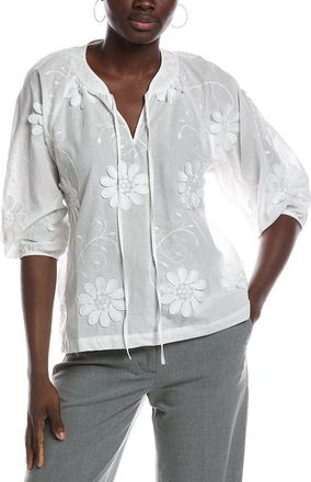 Nanette Lepore Embroidered Floral Top