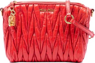Miu Miu Pre-owned Miu Miu Matelasse Leather Shoulder Bag Ladies G0693LP8NHUWFPJZ