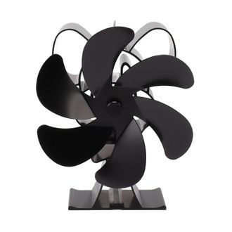OEM Ventilador Termodin&aacute;mico De 6 Aspas Para Chimenea De Estufas De Le&ntilde;a - Funcionamiento Silencioso Y Aluminio