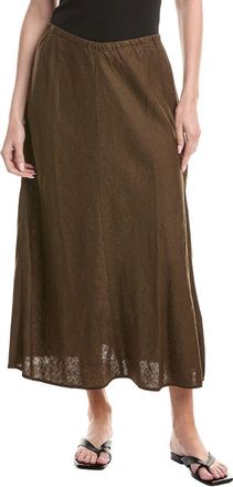 Eileen Fisher A-Line Linen Bias Skirt