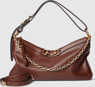 Gucci Starlet Medium Shoulder Bag, Brown, Leather