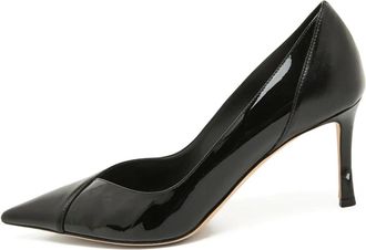 Jimmy Choo London 75mm patent-leather pumps - Black
