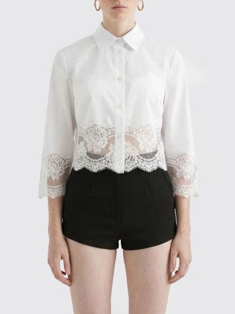 Dolce & Gabbana Cotton Blend Cropped Shirt