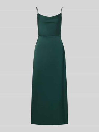 Vila Abendkleid aus Satin Modell RAVENNA in Dunkelgruen, Gr&ouml;&szlig;e 34