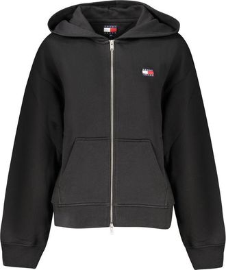 Tommy Hilfiger Black Cotton Womens Womens Hoodie