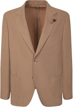 Lardini Hombre, Chaquetas, Marrón, Talla: M