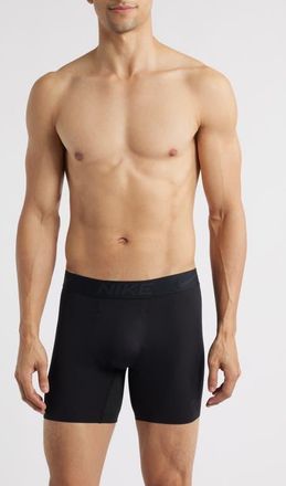 Nike Elite Micro Boxer Briefs in Black/Anthracite at Nordstrom, Size X-Large