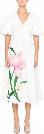 Christy Lynn Sabrina Dress In Cote White