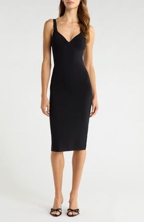 L'agence Jimena Cup Knit Dress in Black at Nordstrom Rack, Size Xx-Large