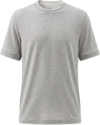 Brunello Cucinelli T-Shirt With Faux-Layering