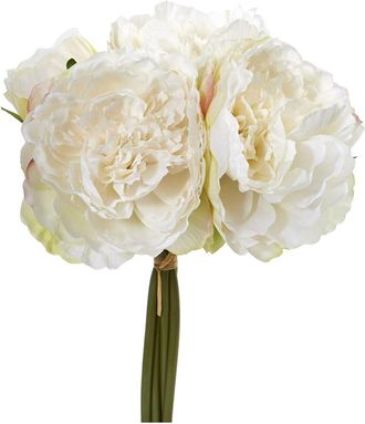 Nearly Natural Set Of 6 Peony Bouquet Artificial Flower