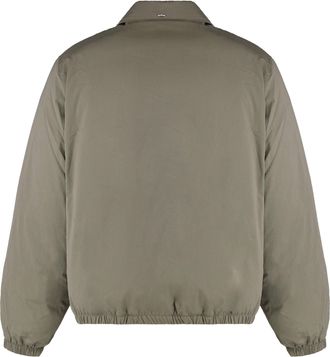 Our Legacy Mens Avenue Cotton-Blend Bomber Jacket Khaki
