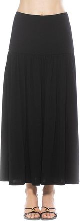 Alexia Admor Aven Dropped Waist Long Skirt