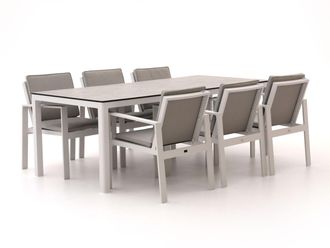 Bellagio la vita attrattiva Bellagio Vezzano/La Fonte 220cm dining tuinset 7-delig