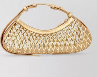 Cult Gaia leather clutch bag