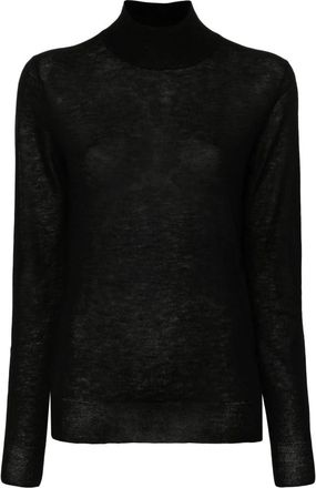 Joseph Cashmere Casual Trui - Dames - Cashmere truien - Zwart - XS - Truien & Vesten