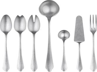 Mepra Dolce Vita 7-Piece Serving Set in Stainless Steel at Nordstrom