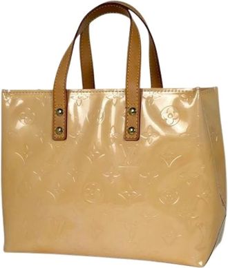 Louis Vuitton Pre-owned Tote Bags, female, Pink, Size: ONE SIZE Pre-owned Monogram Vernis Tote Bag