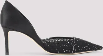 Giorgio Armani decollet&eacute; van satijn en tule