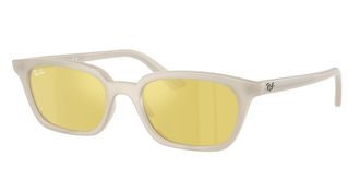 Ray-Ban RB4456F Zaya Asian Fit 68086D Mens Sunglasses White Size 52