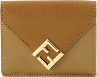 Fendi Wallets & Cardholders, female, Brown, Size: ONE SIZE FF Diamonds Wallet